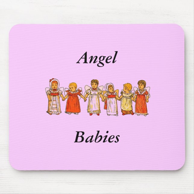 Angel Babies Mouse Pad (Front)
