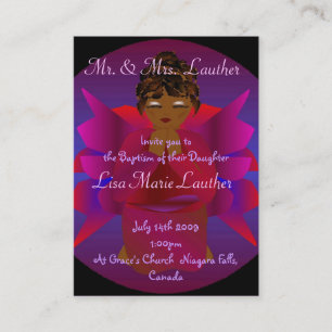 Angel Baby Baptism I Business Card