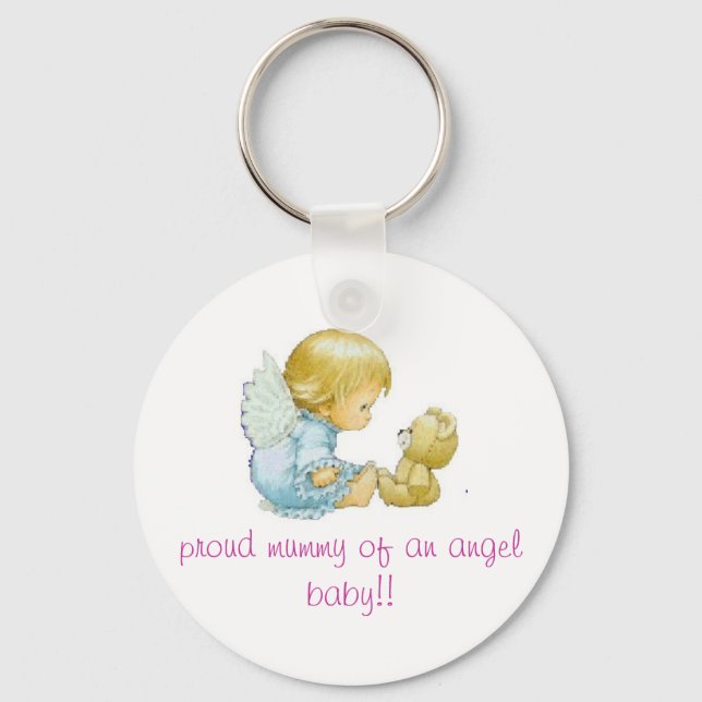 angel baby keychain (Front)