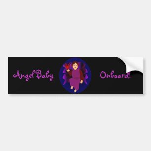 "Angel Baby Onboard II" Bumper Sticker