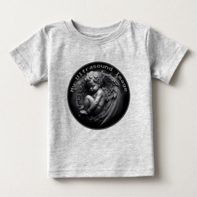 Angel Baby Ultrasound Baby T-Shirt (Front)