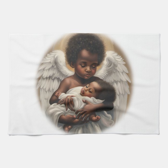 Angel babys tea towel (Horizontal)
