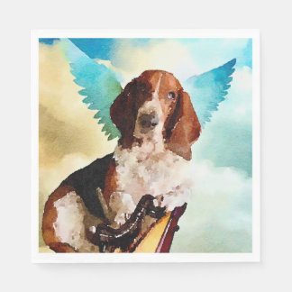 Angel Basset hound Napkin