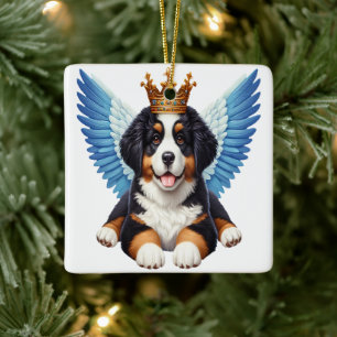 Angel Bernese Mountain Dog Lovers Berner Puppy Ceramic Ornament