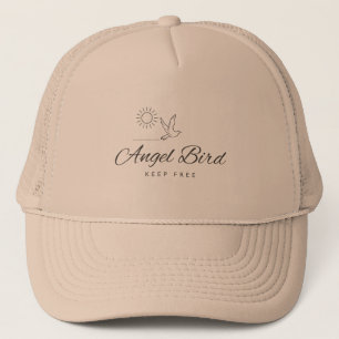 Angel Bird Soars, Dawn Whispers 'Keep Free' Trucker Hat
