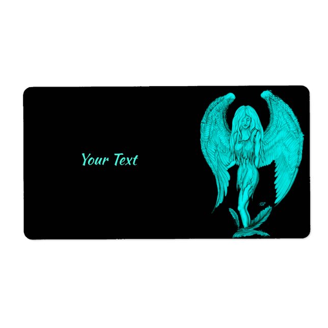 Angel , Black and Green design (Front)