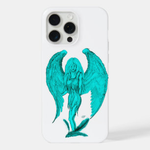 Angel , Black and Green design iPhone 15 Pro Max Case