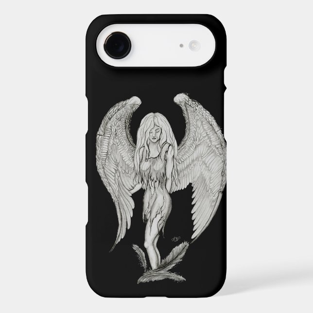 Angel - Black and White Design (Back)
