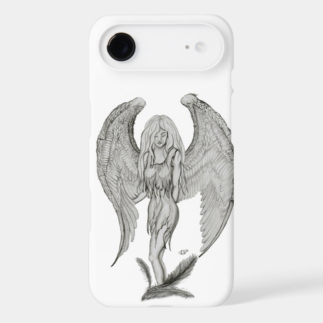 Angel - Black and White Design (Back)