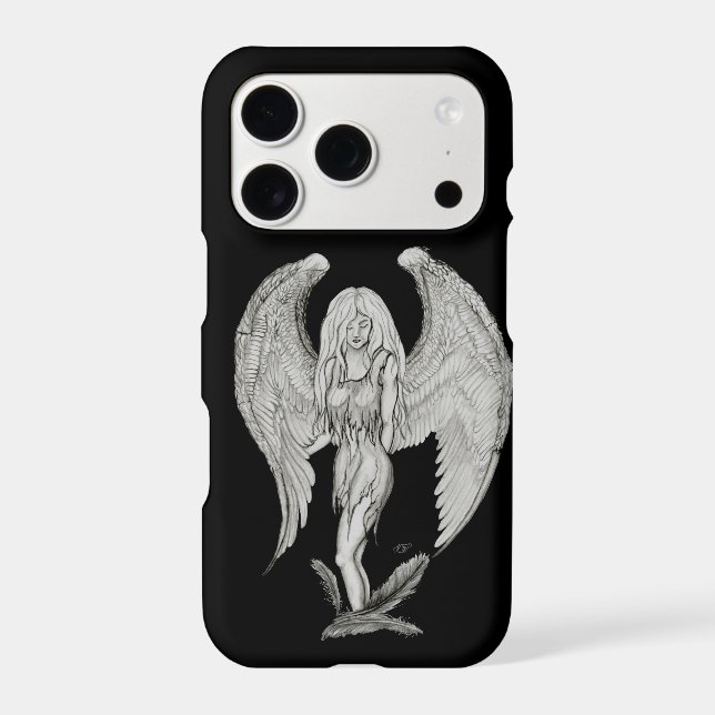 Angel - Black and White Design (Back)