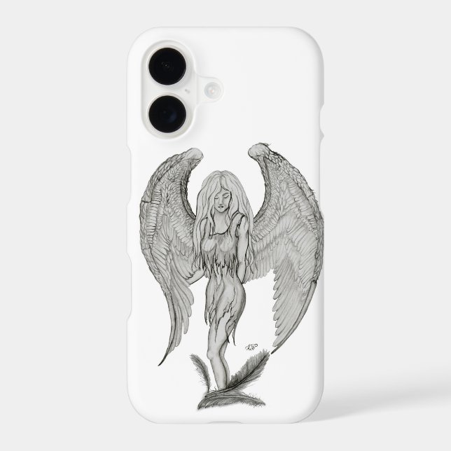 Angel - Black and White Design (Back)