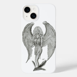 Angel - Black and White Design Case-Mate iPhone 14 Case