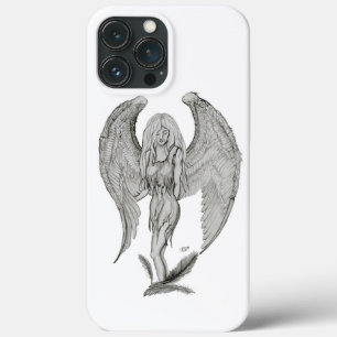 Angel - Black and white design iPhone 13 Pro Max Case