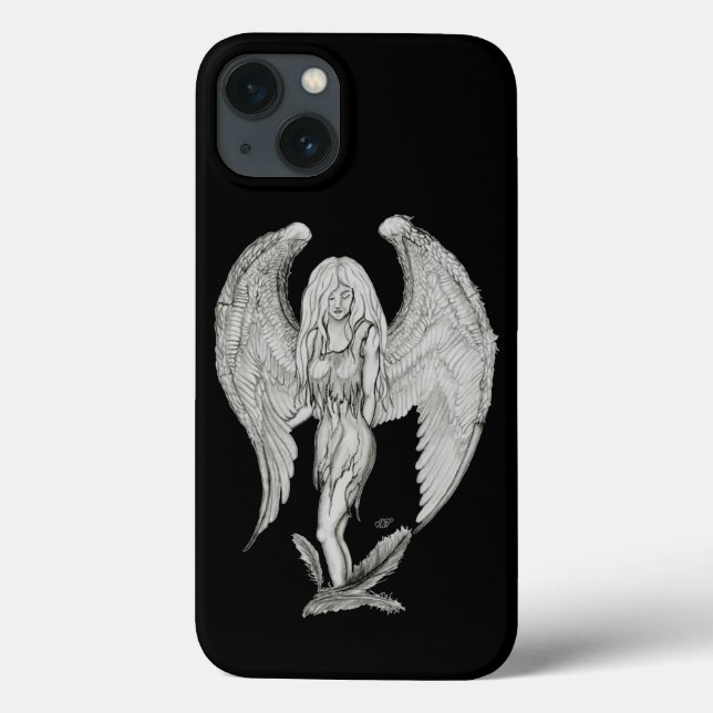 Angel - Black and white design Case-Mate iPhone Case (Back)
