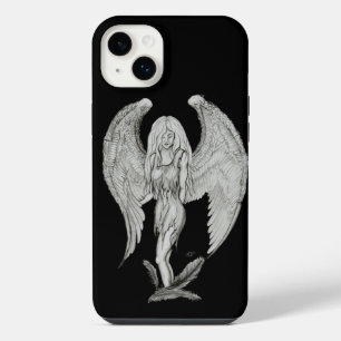 Angel - Black and White Design iPhone 14 Plus Case