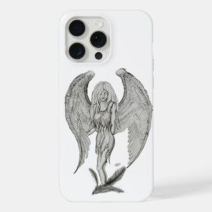 Angel - Black and White Design iPhone 15 Pro Max Case