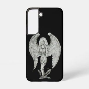 Angel - Black and White Design Samsung Galaxy Case