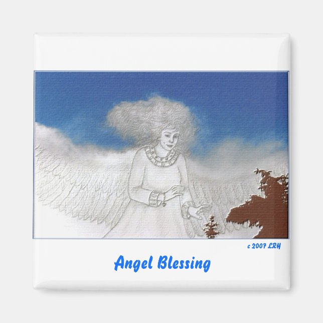 Angel Blessing Magnet (Front)
