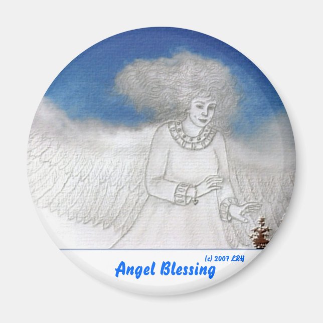 Angel Blessing Magnet (Front)