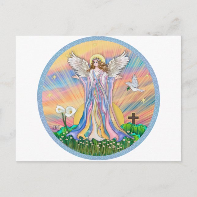Angel Blessing Postcard (Front)