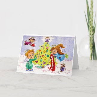 Angel Blessings Holiday Card
