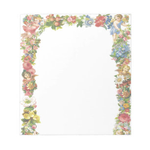 Angel Border Notepad