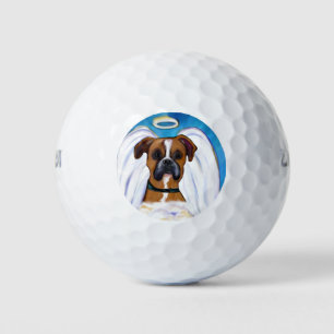 Angel Boxer Dog Golf Balls