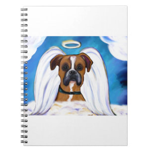Angel Boxer Dog Notebook