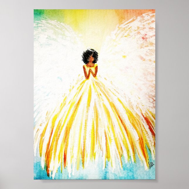 Angel Bright Premium Canvas Poster (5x7) (Front)