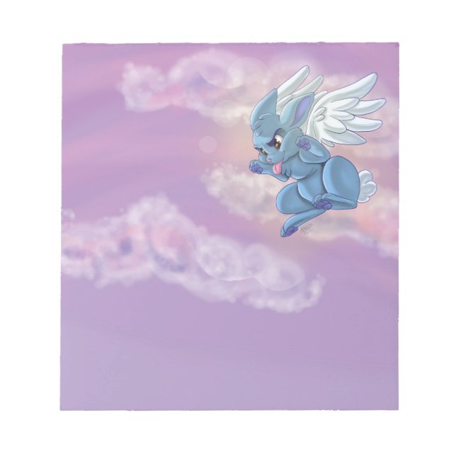Angel Bunny Notepad (Front)