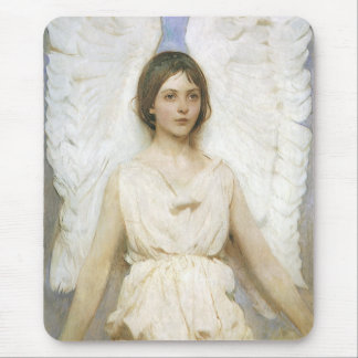 Angel by Abbott Thayer, Vintage Victorian Fine Art Mouse Pad