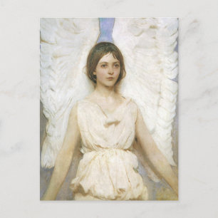 Angel by Abbott Thayer, Vintage Victorian Fine Art Postcard