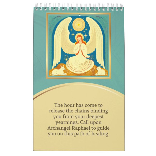 angel calendar (Back)