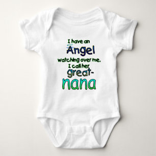 ANGEL CALLED GREAT-NANA BABY BODYSUIT