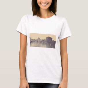 Angel castle and Vatican dome T-Shirt