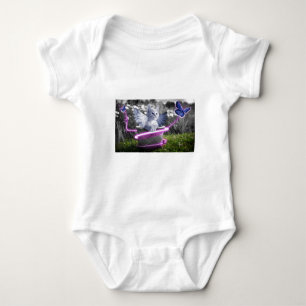 angel cat baby bodysuit