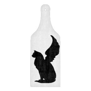 Angel Cat Cutting Board