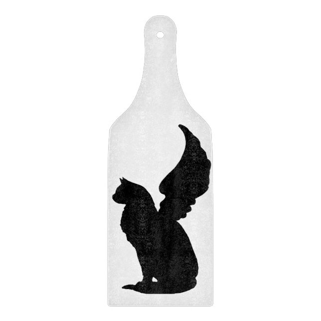 Angel Cat Cutting Board (Front)
