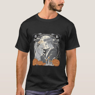 Angel Cat Memorial Comforting Loss of Pet Hallowee T-Shirt