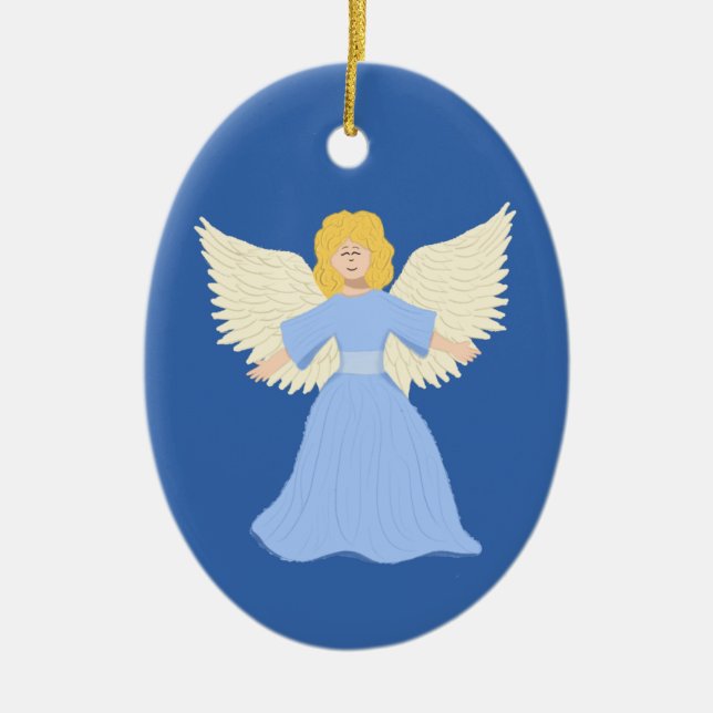 Angel Ceramic Ornament (Front)