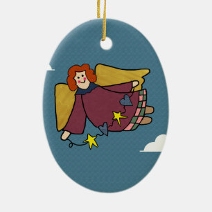 Angel Ceramic Tree Decoration