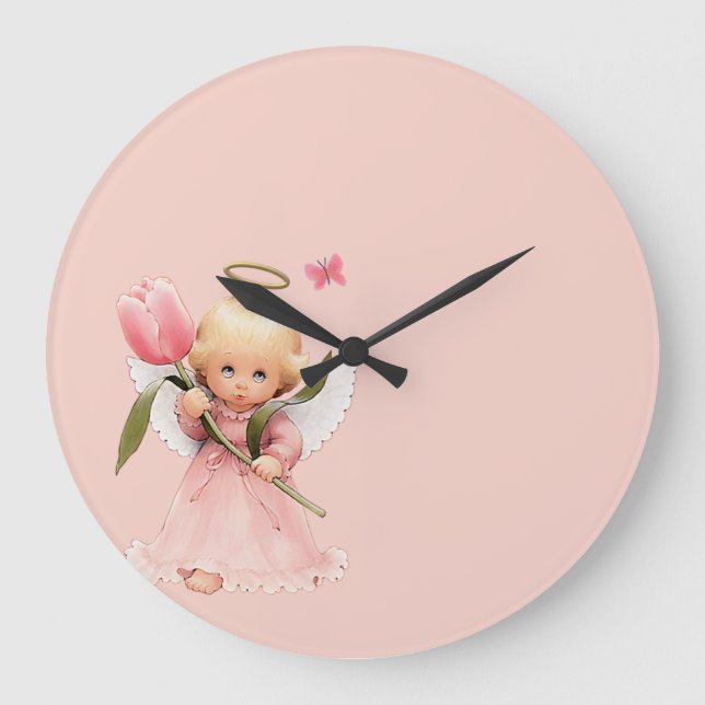 angel child large clock (Front)