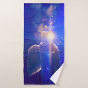 Angel Child "NEVER ALONE" Bath Towel