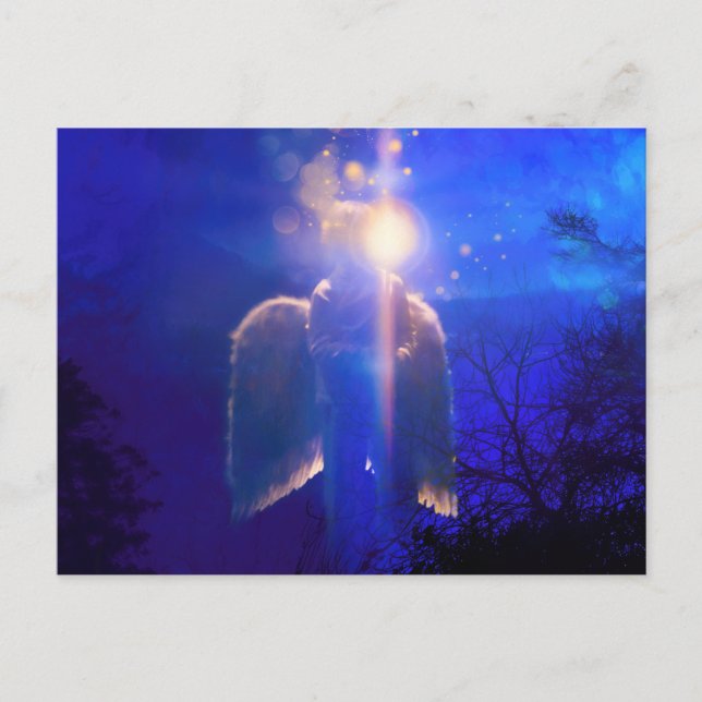 Angel Child "NEVER ALONE" Postcard (Front)