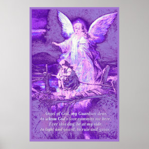Angel, Children, Bridge, Poem Poster