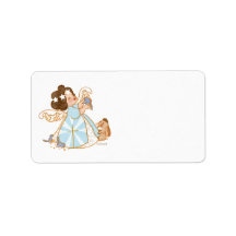 Angel Christian Address Label