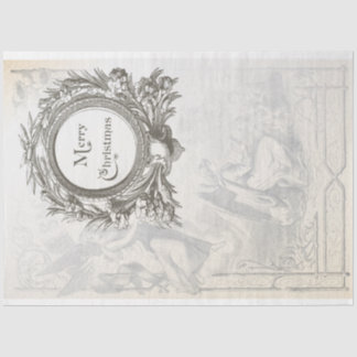 Angel Christmas Furniture Decoupage Paper