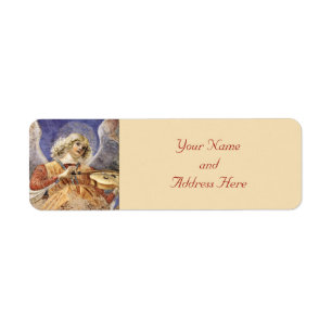 Angel Christmas Return Address Labels