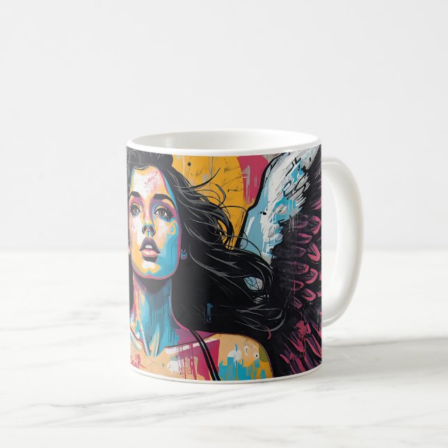 Angel  coffee mug (Front Right)
