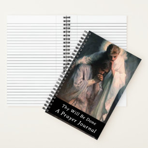 Angel Comforting Jesus Prayer Journal